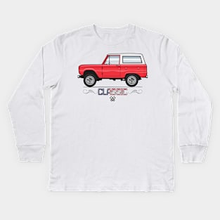 Red Classic Kids Long Sleeve T-Shirt